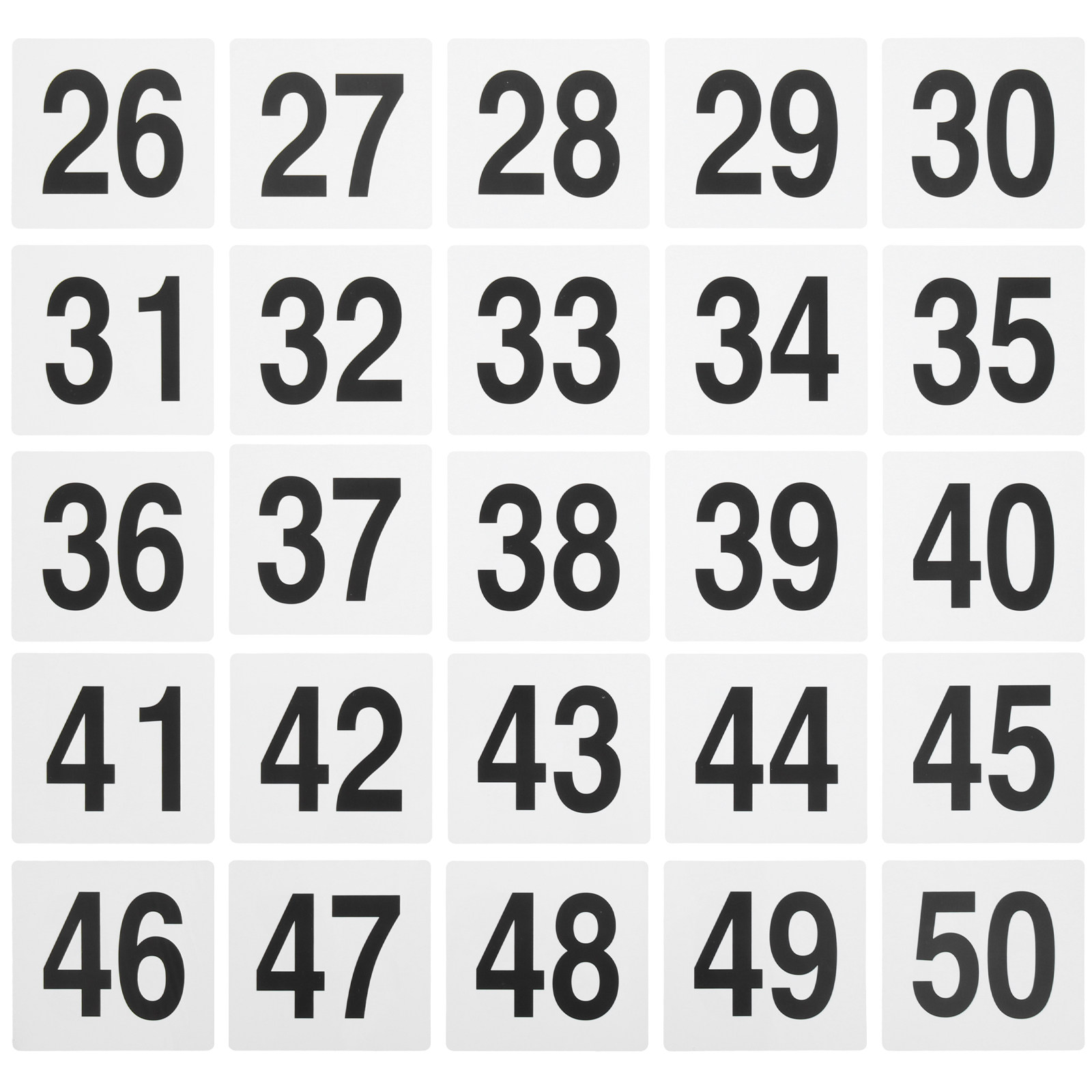 25Pcs Fine Workmanship Numbere - đánh giá và giá Wedding Solution