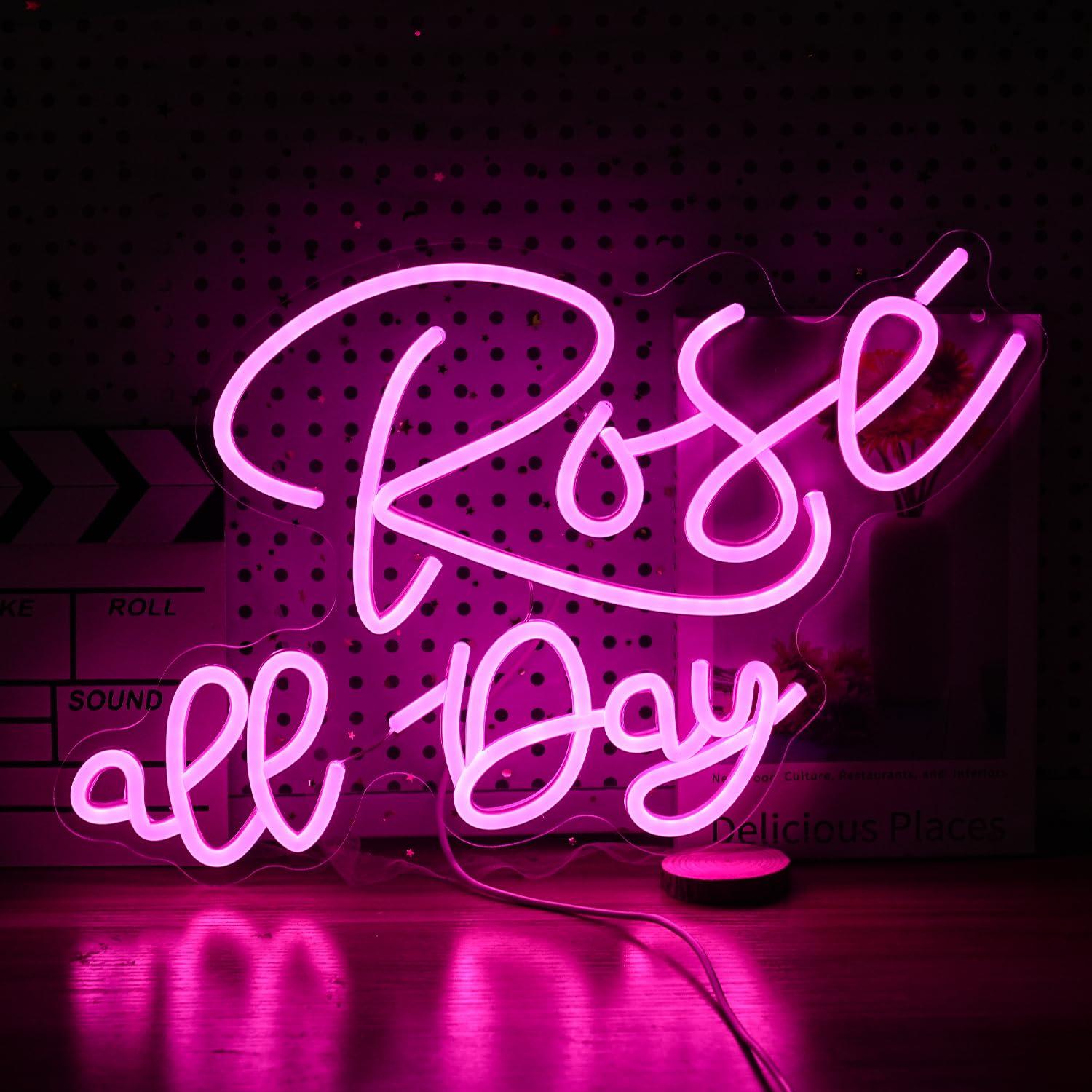 Rose All Day Neon Sign Dimmabl - đánh giá và giá Wedding Led