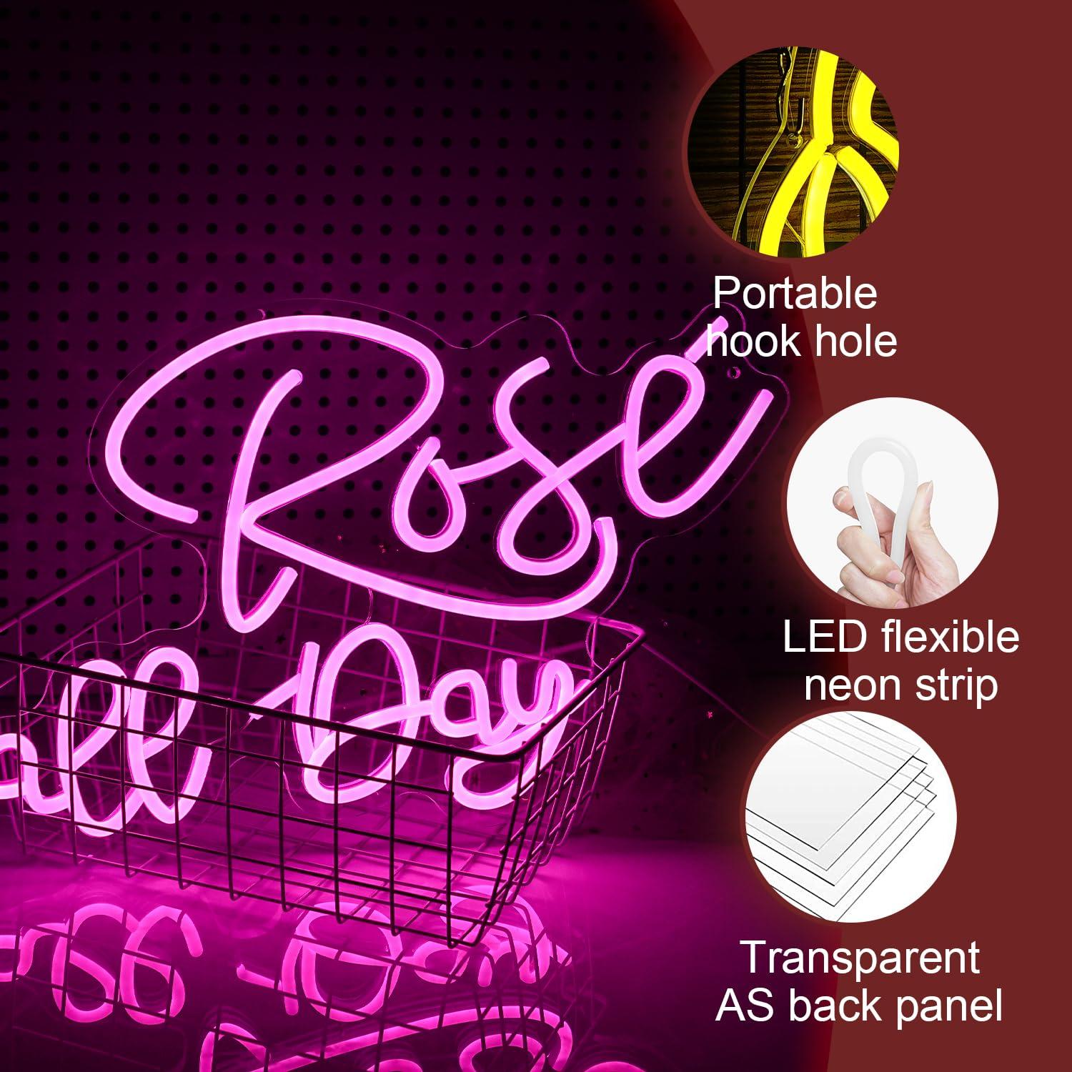 Rose All Day Neon Sign Dimmabl - đánh giá và giá Wedding Led