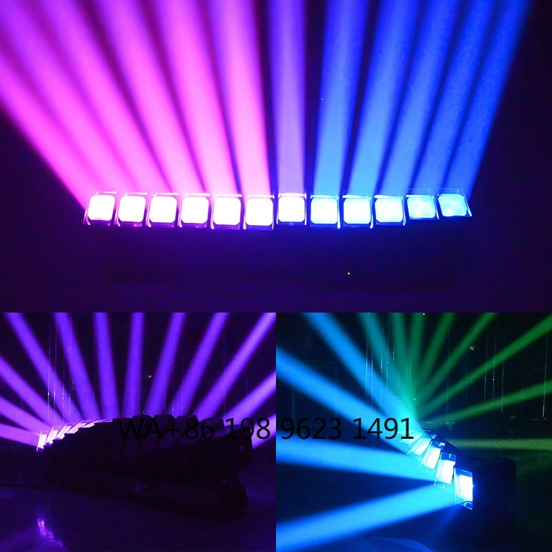 12x60W RGBW LED Zoom Moving He - đánh giá và giá Wedding Led