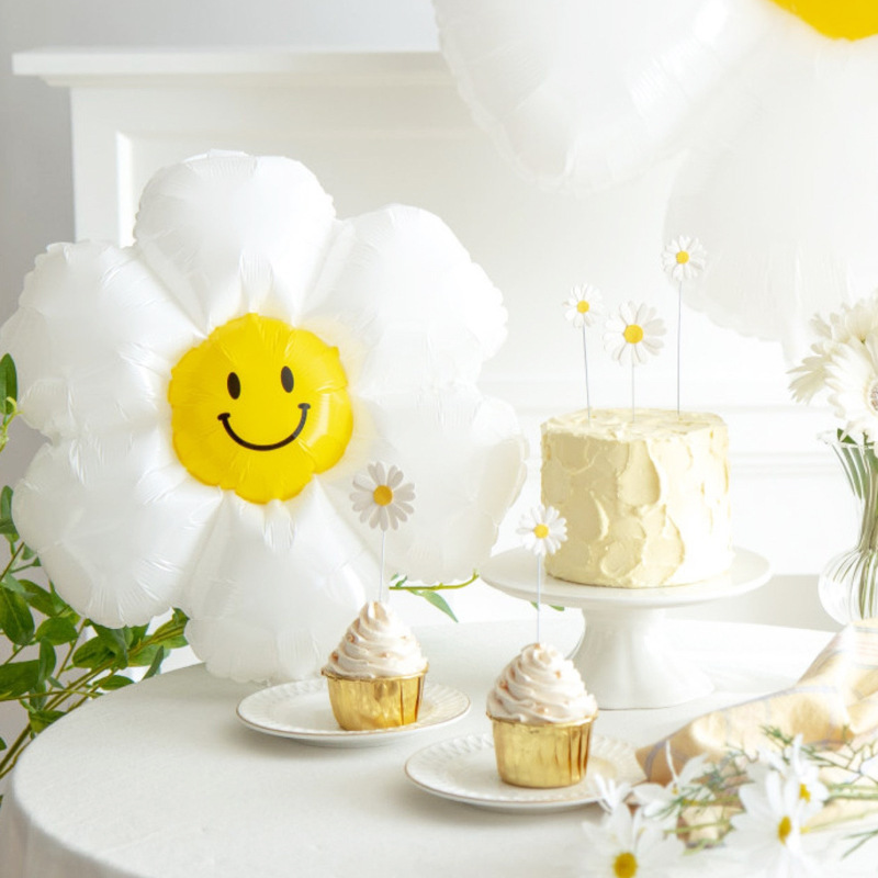 1/10 daisy balloons, huge smil - đánh giá và giá Confetti Balloon Set