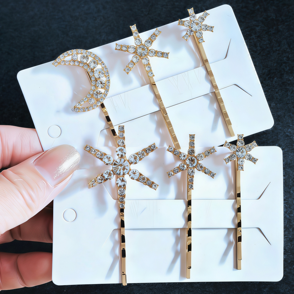 3Pcs/set Crystal Side Hair Cli - đánh giá và giá Wedding Supply Store
