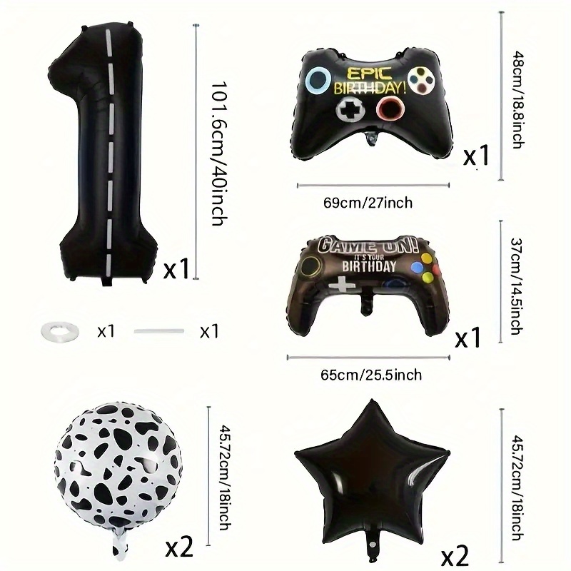9pcs Gamepad Balloons Game on  - đánh giá và giá Wedding Supply Online