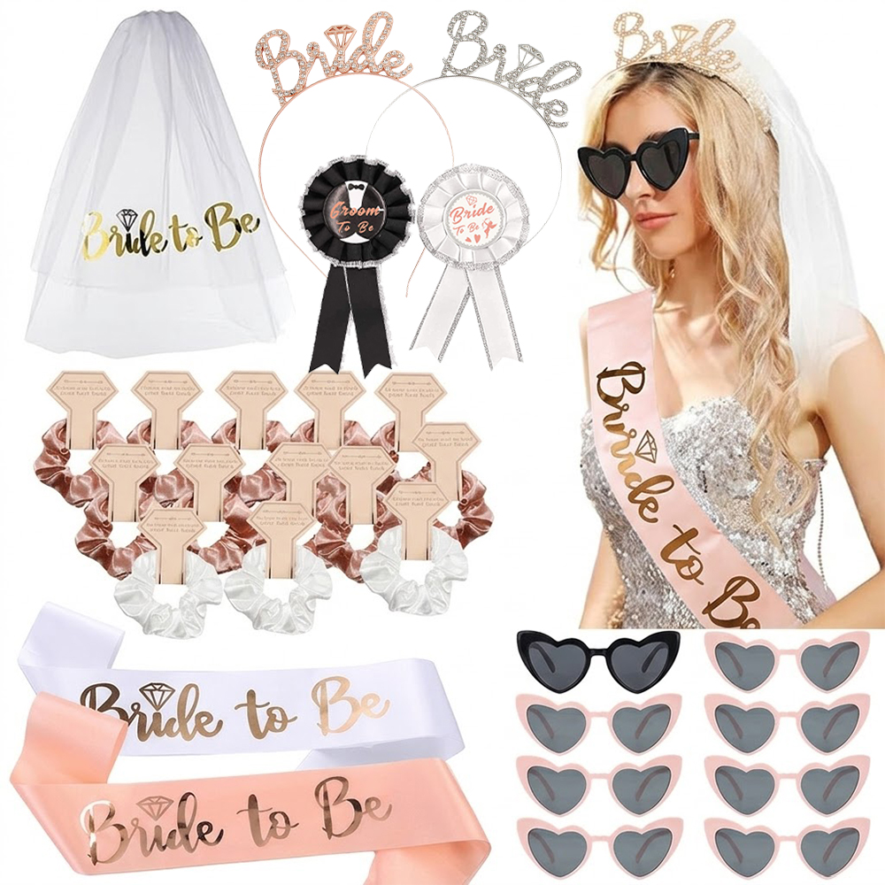 Rose Gold Bachelorette Party D - đánh giá và giá Wedding Supply Kit