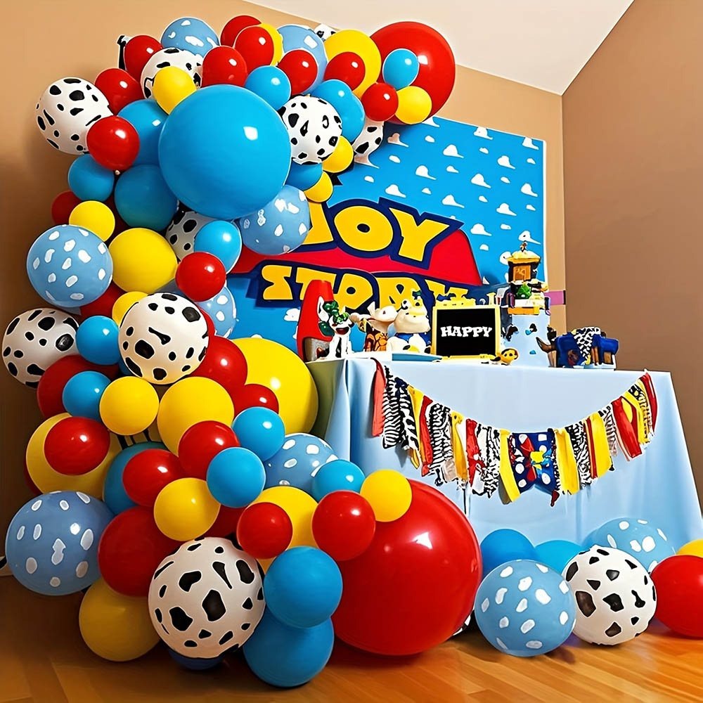 67pc Blue Yellow Red Balloon A - đánh giá và giá Wedding Supply Kit